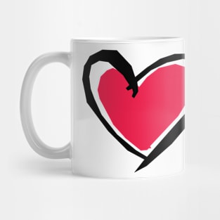 Jagged Heart Mug